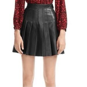 Aritzia Black Pleated Skirt